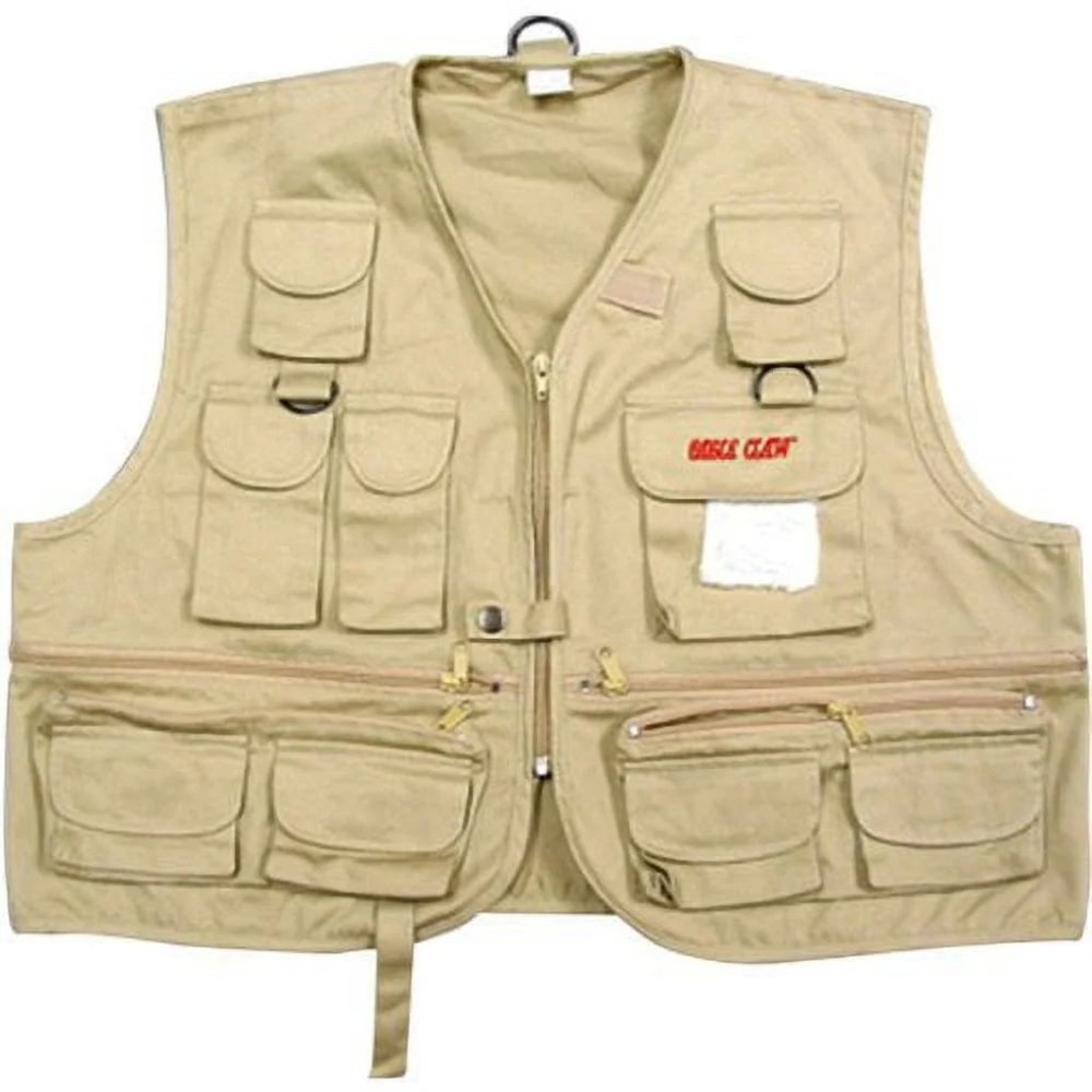 Eagle claw multi pocket fishing vest Sz XL